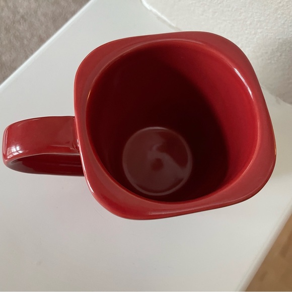 Starbucks 2006 Red Square Bottom Coffee Tea Mug - Picture 4 of 4